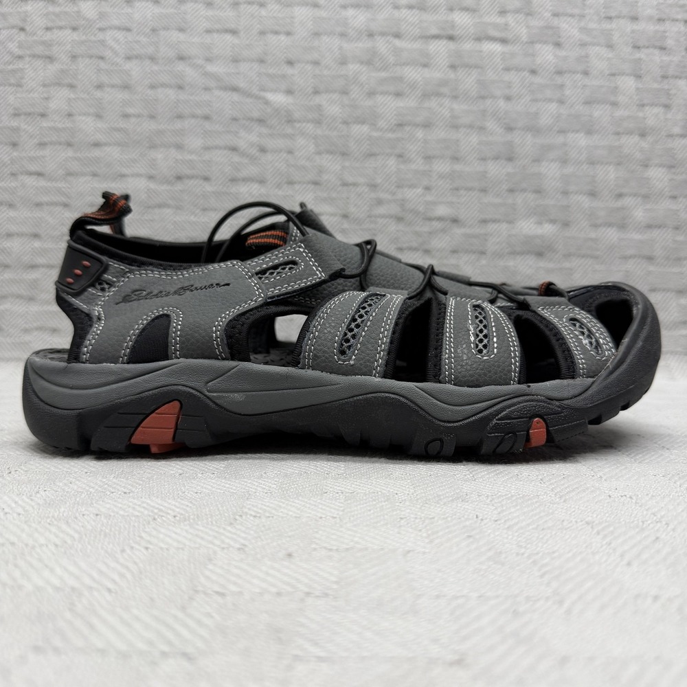Eddie‎ Bauer Troy Sandals Shoes Mens Size 9 Gray Closed Toe Hiking